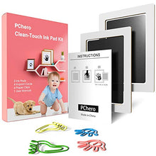 Carica l'immagine nel visualizzatore di Gallery, 2PCs Impronta Senza Inchiostro, PChero Baby Clean Touch 2 pezzi neri - Ilgrandebazar