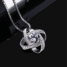 Carica l'immagine nel visualizzatore di Gallery, B.Catcher Collana con pendenti gemelli in zircone cubico ed argento 925 - Ilgrandebazar