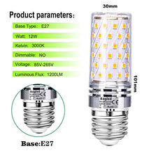 Carica l'immagine nel visualizzatore di Gallery, Lampadina Led E27 12W Aogled,Equivalente a 100W Bianco Caldo 3000k 4pcs