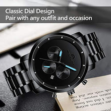 Carica l'immagine nel visualizzatore di Gallery, Orologio Uomo Orologi da Polso Militare Cronografo Grandi Sportivo Model 1 - Ilgrandebazar