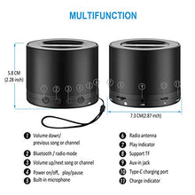 Carica l'immagine nel visualizzatore di Gallery, DuoTen Cassa Bluetooth, Altoparlante Bluetooth Portatile 6W, Bassi Profondi,...