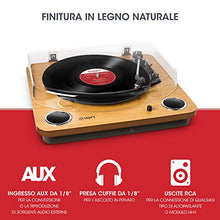 Carica l'immagine nel visualizzatore di Gallery, ION Audio Max LP - Giradischi Vinili a tre velocità con Casse, Legno Chiaro