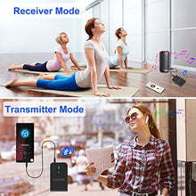 Carica l'immagine nel visualizzatore di Gallery, Aigoss Bluetooth 5.0 Trasmettitore e Ricevitore 3.5mm AUX Adattatore...