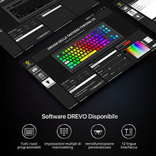 Carica l'immagine nel visualizzatore di Gallery, DREVO Tyrfing V2 Tastiera Meccanica Gaming 88 Tasti Layout Red Switch, Nera