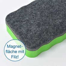 Carica l'immagine nel visualizzatore di Gallery, OfficeTree Set 5 Cancellino Lavagna Magnetica Bianca - 5 colori - Cancellino... - Ilgrandebazar