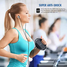 Carica l'immagine nel visualizzatore di Gallery, Gueray Lettore CD Portatili con Cuffia HiFi Portatile