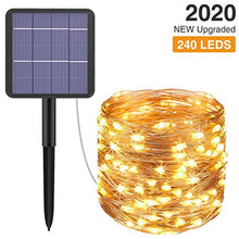 Carica l'immagine nel visualizzatore di Gallery, Catena Luminosa Esterno Solare,Hepside 24M 240 LED lucine Solari da esterno...