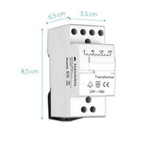 Carica l'immagine nel visualizzatore di Gallery, Navaris Trasformatore per campanello da 230V a 8/12/24V - guida Bianco - Ilgrandebazar