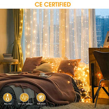 Carica l'immagine nel visualizzatore di Gallery, Tenda Luminosa, Hezbjiti Luce Stringa 600 Leds &amp; Adattatore Spina Uk-eu