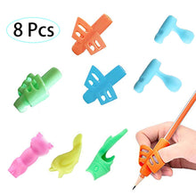 Carica l'immagine nel visualizzatore di Gallery, 8 pezzi Impugnature per matita, Matita Grip, Supporto ergonomico di 8, 8 - Ilgrandebazar