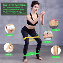 Carica l'immagine nel visualizzatore di Gallery, EVOLAND Elastici da Pilates Elastiche Fitness Set di 5 Banda Elastica 5 Pcs