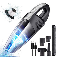 Carica l'immagine nel visualizzatore di Gallery, URAQT Aspirabriciole Senza Fili, Aspirapolvere Portatile Potente 12V 120W... - Ilgrandebazar