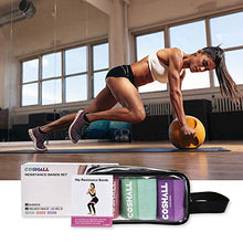 Carica l'immagine nel visualizzatore di Gallery, CosHall Elastici Fitness, Bande Elastiche di Resistenza in Tessuto 3 Set,...