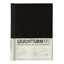 Carica l'immagine nel visualizzatore di Gallery, Leuchtturm 341739 Peka Sprinback raccoglitore per 150 fogli Black - Ilgrandebazar