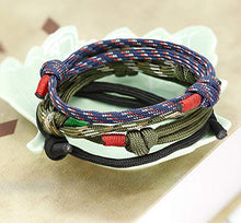 Carica l'immagine nel visualizzatore di Gallery, Milacolato 4 Pezzi Braccialetti nautici Intrecciati per Gli Uomini Fatti a... - Ilgrandebazar