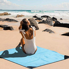 Carica l'immagine nel visualizzatore di Gallery, Anyeat Antisabbia Stuoia Spiaggia, Anti Sabbia Impermeabile Portatile...