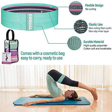Carica l'immagine nel visualizzatore di Gallery, CosHall Elastici Fitness, Bande Elastiche di Resistenza in Tessuto 3 Set,...