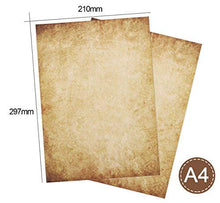 Carica l'immagine nel visualizzatore di Gallery, 60 fogli di Carta nel Set Cancelleria Antico Vintage DIN A4 100g/m² Absofine... - Ilgrandebazar