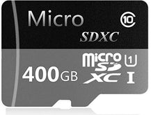 Carica l'immagine nel visualizzatore di Gallery, Micro SD Card 400GB Alta Velocità Classe 10 SDXC con adattatore