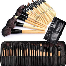 Carica l'immagine nel visualizzatore di Gallery, Pennelli Make Up,Cadrim 24 pezzi Set di pennelli professionali per Madera