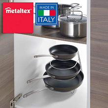 Carica l'immagine nel visualizzatore di Gallery, Metaltex Canyon 362004 - Porta padelle a 4 posti Grigio Metallizzato - Ilgrandebazar