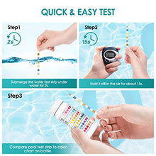 Carica l'immagine nel visualizzatore di Gallery, Test per Acqua Piscina 6 in 1, Ehomfy Pool Potabile 50 Strisce, 50pcs