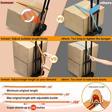 Carica l'immagine nel visualizzatore di Gallery, Carrello a mano pieghevole,50Kg/110lbs portautensili solido 4 Wheels