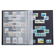 Carica l'immagine nel visualizzatore di Gallery, Leuchtturm 339233 Stockbook A4, 32 black pages,padded cover, blue - Ilgrandebazar
