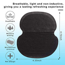 Carica l'immagine nel visualizzatore di Gallery, swonuk 50 Coppie Ascella Pads Sudore Monouso Antitraspirante Nero - Ilgrandebazar