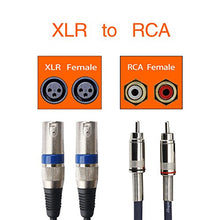 Carica l'immagine nel visualizzatore di Gallery, TISINO Cavo Doppio RCA a XLR Maschio, 2 a 2 Jack RCA/Phono 1.5M