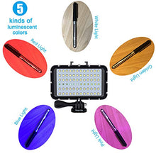 Carica l'immagine nel visualizzatore di Gallery, Suptig - Illuminazione video subacquea con 72 luci a LED, compatibile con...