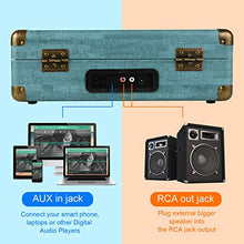 Carica l'immagine nel visualizzatore di Gallery, Giradischi Vinile, 3 Velocità (33 1/3, 45 E 78 Giri) stereo M435-GREEN