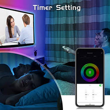 Carica l'immagine nel visualizzatore di Gallery, Striscia LED USB WiFi con Telecomando a Infrarossi, Maxcio Tv 2m