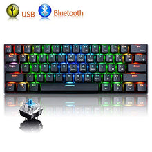 Carica l'immagine nel visualizzatore di Gallery, Urchoiceltd RGB Tastiera meccanica, tastiera (nero) interruttore blu