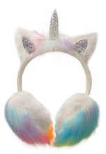 Carica l'immagine nel visualizzatore di Gallery, Cuffie Paraorecchie per Ragazze nel Peluche Unicorn Design - Ilgrandebazar