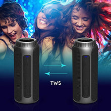 Carica l'immagine nel visualizzatore di Gallery, Zamkol Cassa Bluetooth 5.0, 30W HD Stereo Altoparlante Portatile con Nero