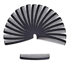 Carica l'immagine nel visualizzatore di Gallery, 20 Pezzi Pettini Parrucchiere - 22 cm Nero Barbiere Pettine con Denti Larghi... - Ilgrandebazar