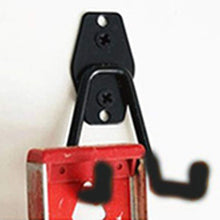 Carica l'immagine nel visualizzatore di Gallery, DOITOOL 2 Pezzi Ganci per Garage da Muro rastrelliere M, Nero - Ilgrandebazar
