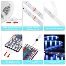 Carica l'immagine nel visualizzatore di Gallery, OUSFOT LED Striscia 5M RGB 150 LED, Strisce 5050 per Esterni Interno,... - Ilgrandebazar