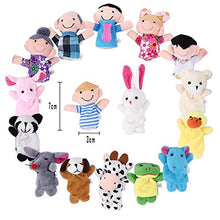 Carica l'immagine nel visualizzatore di Gallery, Biging 16 pezzi di marionette Finger set cui 10 animali + 6... - Ilgrandebazar
