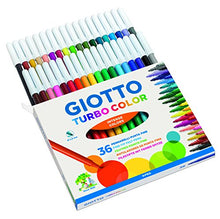 Carica l'immagine nel visualizzatore di Gallery, Giotto Turbo Color pennarelli in astuccio da 36 colori - Ilgrandebazar