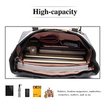 Carica l'immagine nel visualizzatore di Gallery, Miss Lulu Nuova Moda Elegante Borsa in Pelle PU Donna Borse a Marrone