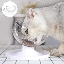 Carica l'immagine nel visualizzatore di Gallery, Sammiu, ciotola rialzata per gatti, con piattaforma inclinata di 20°,...