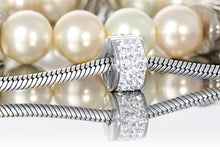 Carica l'immagine nel visualizzatore di Gallery, Andante-Stones Perlina distanziatore Bead Clip Stopper in argento massiccio... - Ilgrandebazar