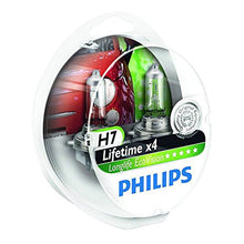 Carica l'immagine nel visualizzatore di Gallery, Philips 12972LLECOS2 - Fanale LongLife EcoVision H7, 2 pezzi Twin box - Ilgrandebazar