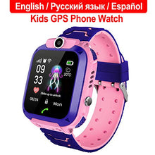 Carica l'immagine nel visualizzatore di Gallery, Smart Watch per bambini, Q12 Touch Smartwatch per ragazzi e ragazze, con fotocamera, supporto di posizionamento preciso, monitoraggio di attività in standby lungo con frequenza cardiaca, orologio