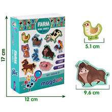 Carica l'immagine nel visualizzatore di Gallery, MAGDUM Calamite Bambini Animali Fattoria – Grandi calamite frigo bambini –... - Ilgrandebazar