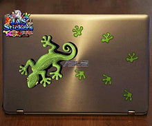 Carica l'immagine nel visualizzatore di Gallery, Adesivi piccoli animali geco verde confezione per auto camion bicicletta -... - Ilgrandebazar
