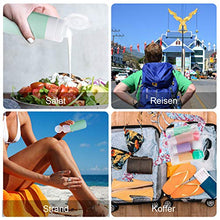 Carica l'immagine nel visualizzatore di Gallery, Morfone Bottiglie da Viaggio in Silicone,16 pezzi set viaggio mit...