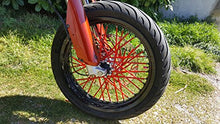 Carica l'immagine nel visualizzatore di Gallery, Copriraggi Moto Motocross 72 PCS Copri Raggi Spoke Skins Motociclo Rosso